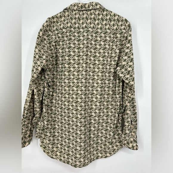 Lucky Brand Easy Care Peace Button Down - Picture 2 of 4